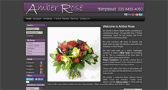 Desktop Screenshot of amberroseflowers.co.uk